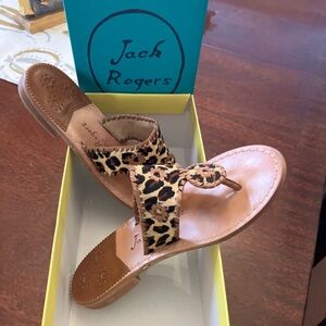 Jack Rogers Animal Print Sandals